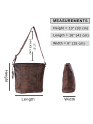  Women's Crossbody Bag Buffalo Leather Shoulder Handbag Large Capacity Hobo Purse
